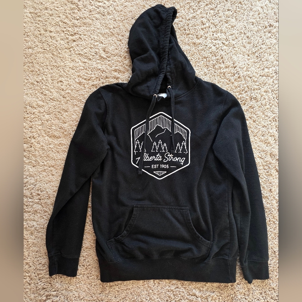 Black Alberta Strong Hoodie